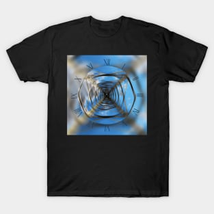 Abstract electricity pylon from below with blurry and motion effect T-Shirt